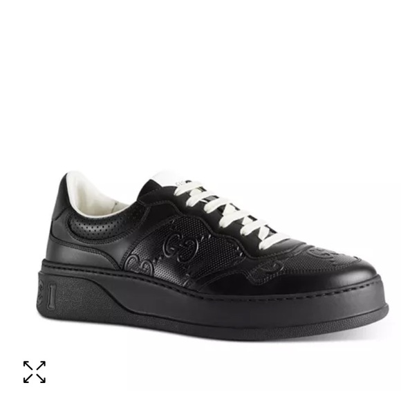 Gucci Men's Chunky B Lace Up Sneakers - Picture 1 of 4
